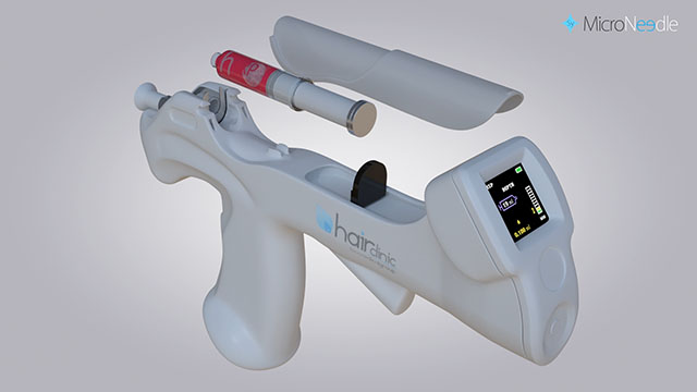 Modellazione siringa dal design moderno per trattamento capelli